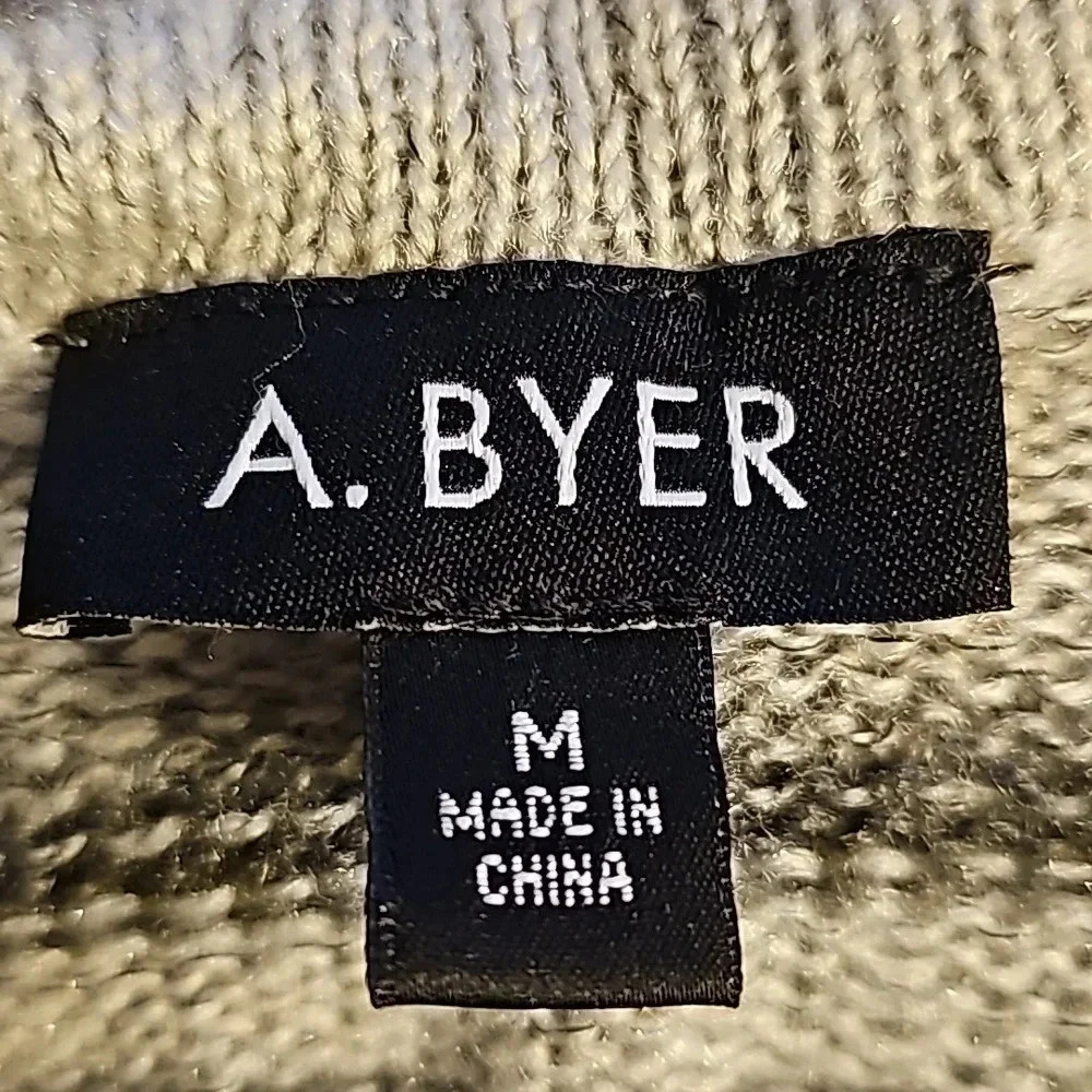 A. BYER  Long Striped Cardigan NWOT - Picture 4 of 6